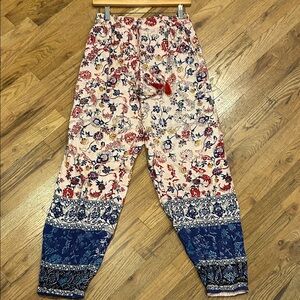 Angie Multicolor Floral Pants